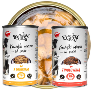 Tuf Tuf mokré krmivo mix príchutí 9,96 kg